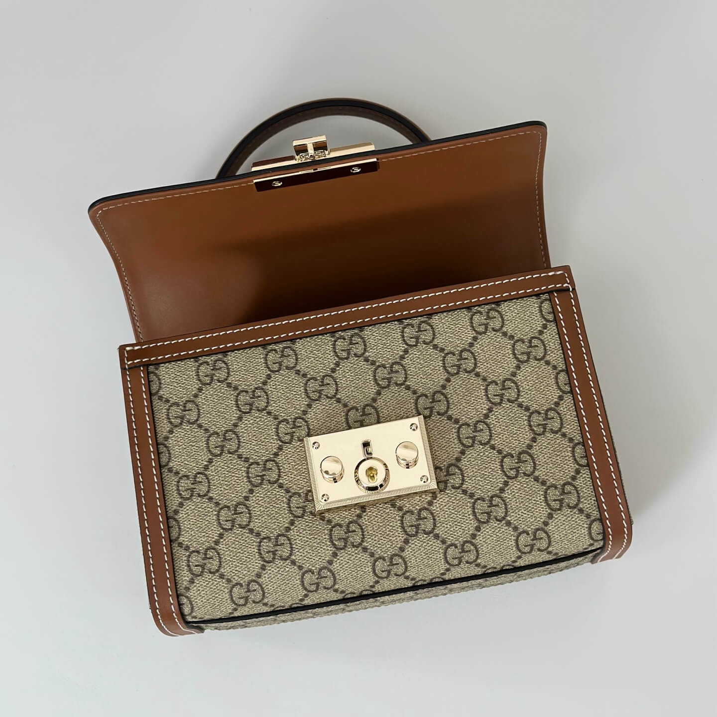 GG Padlock small top handle bag